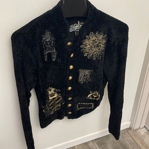 Mens Couture vintage 1990s Luna Mattino  Italy crop chanel Jacket M